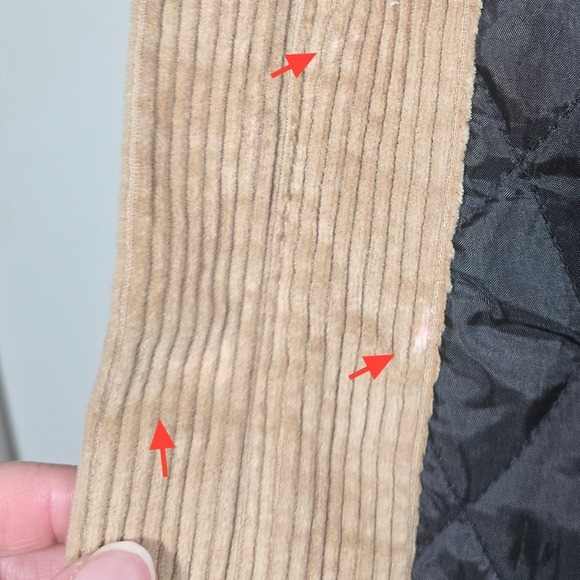 True Religion Vintage Corduroy Jacket Mens XL Extra Large Travertine Hooded - Picture 12 of 12